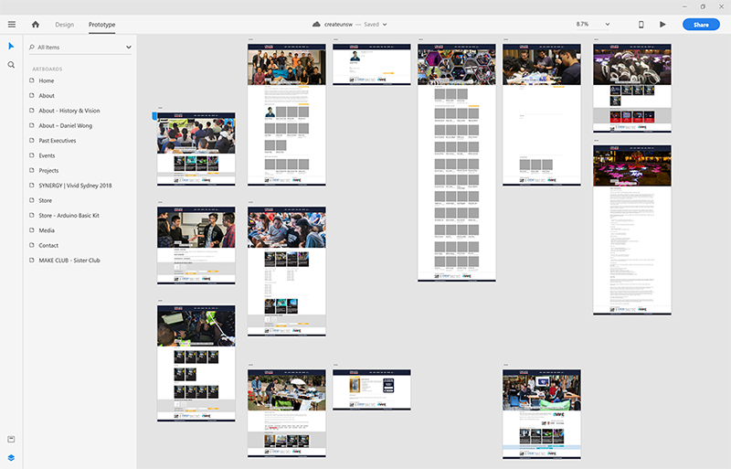 Image 1 of CREATE UNSW Website Revamping