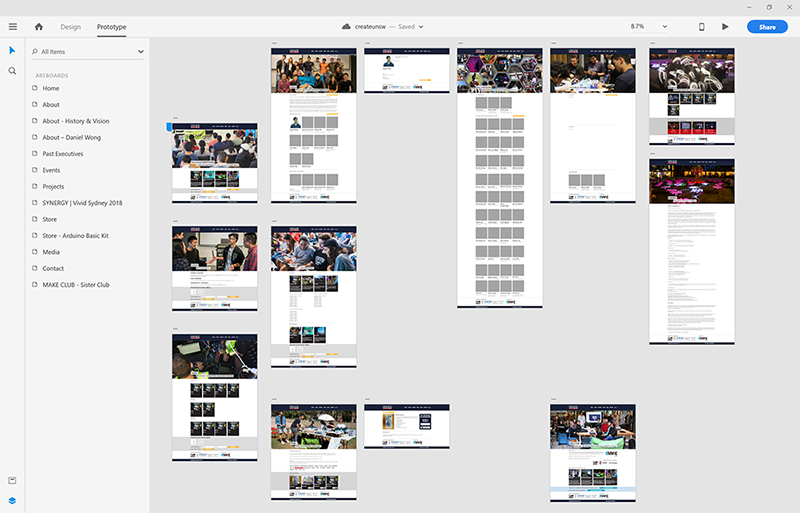 Image 1 of CREATE UNSW Website Revamping (2019)
