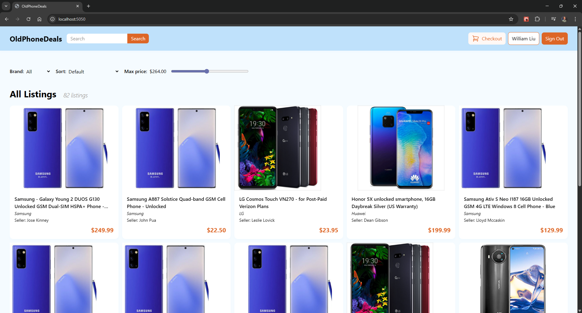 Image 3 of Full Stack Web App