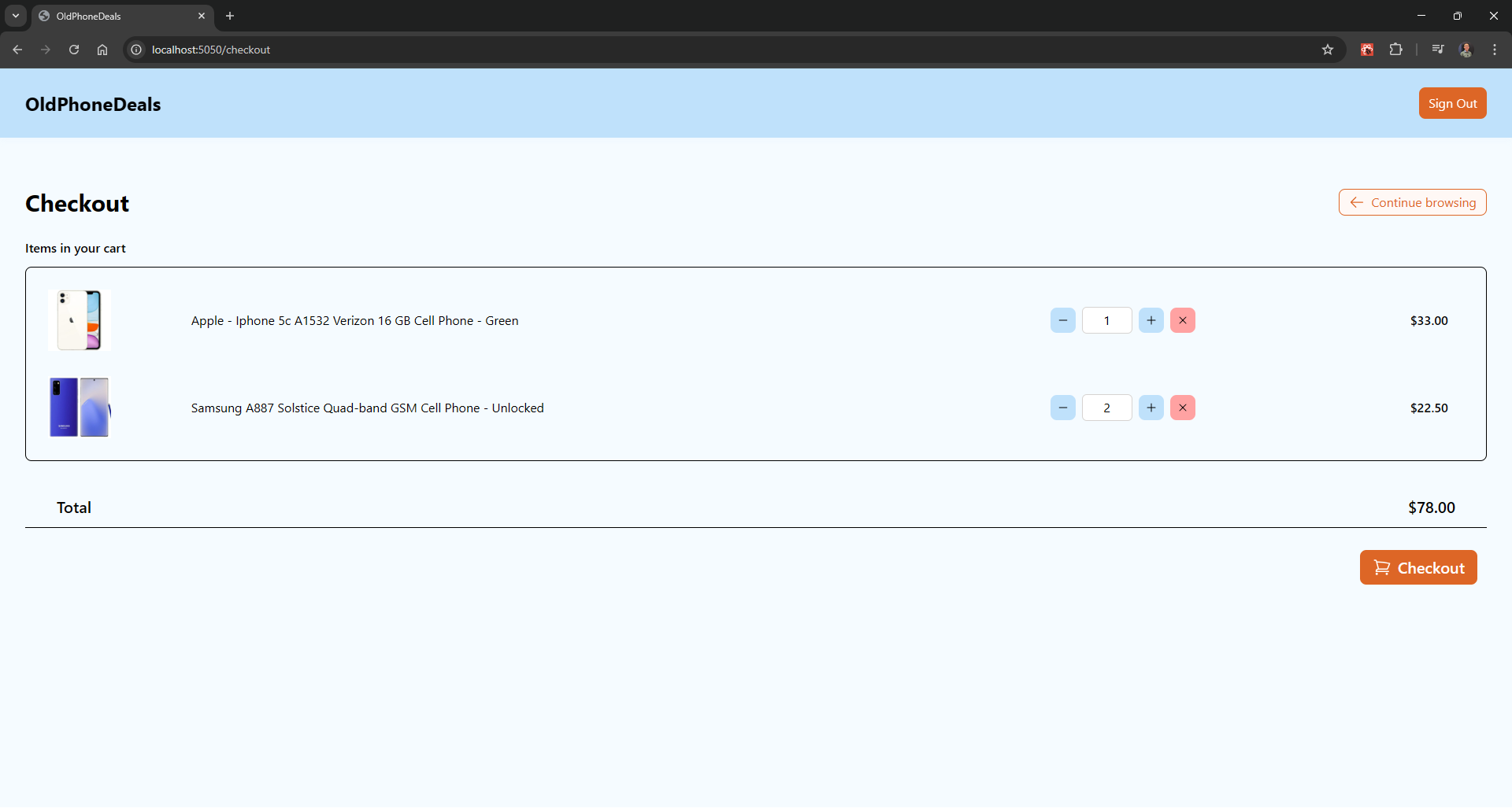 Image 4 of Full Stack Web App