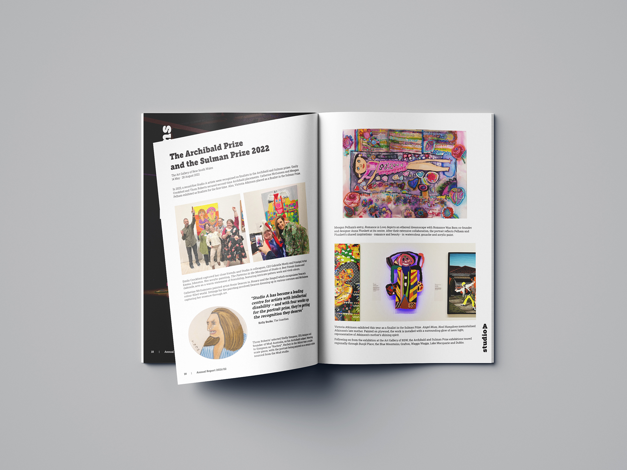 Image 3 of Studio A Annaul Report 2021/22