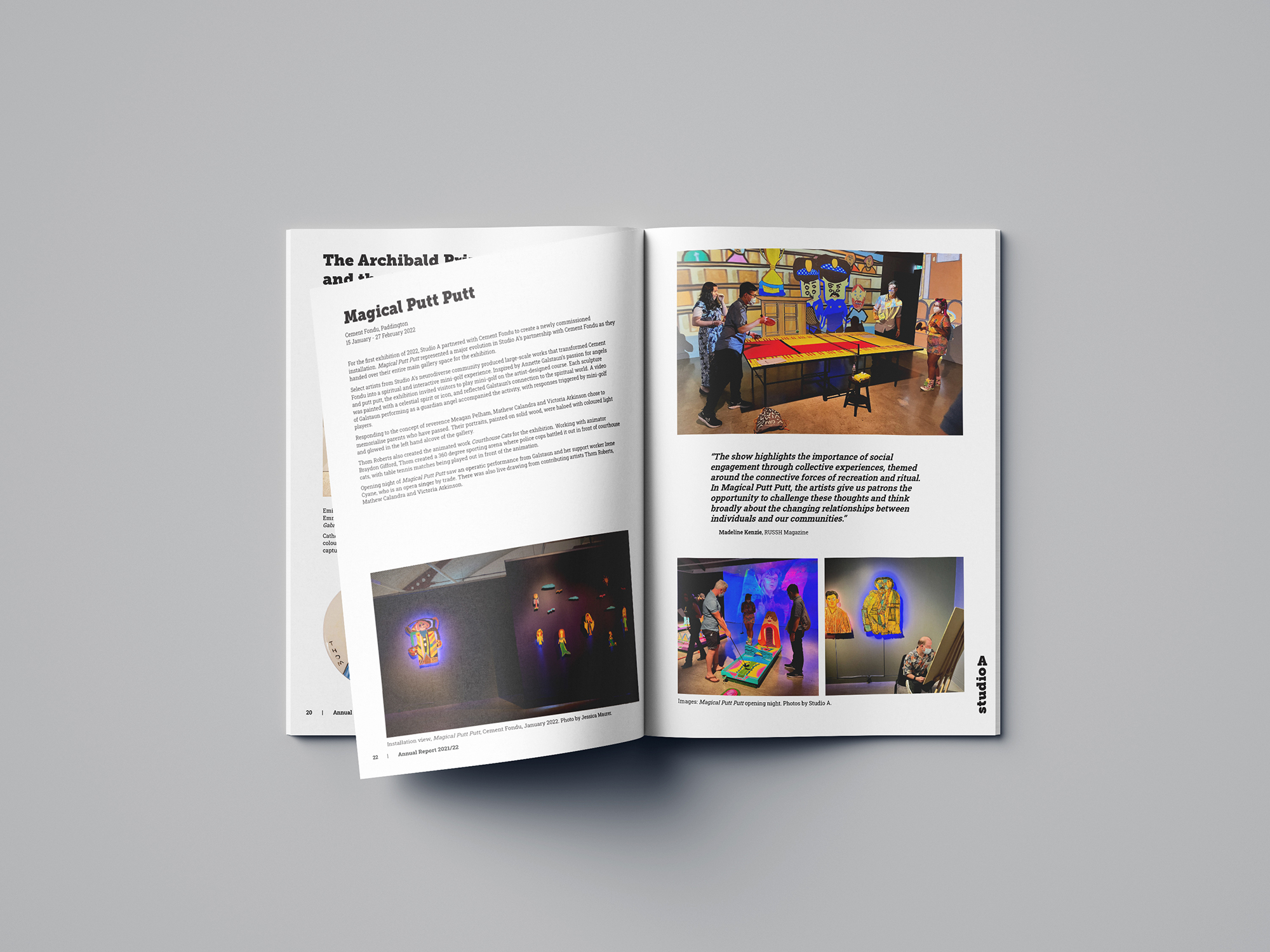 Image 4 of Studio A Annaul Report 2021/22