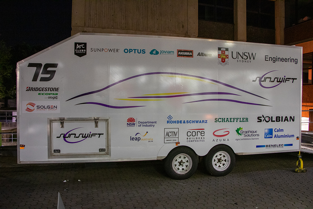 Image 2 of Sunswift Solar Car VIolet Revinyl 2019